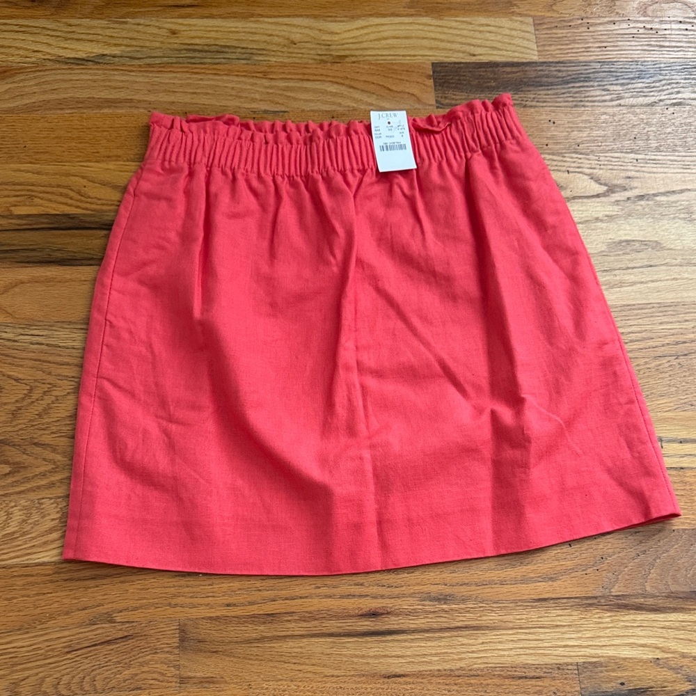NWT J. Crew Coral Skirt